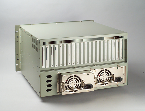 6U 20-Slot Rackmount Chassis with Quad System Support and 400W PSU